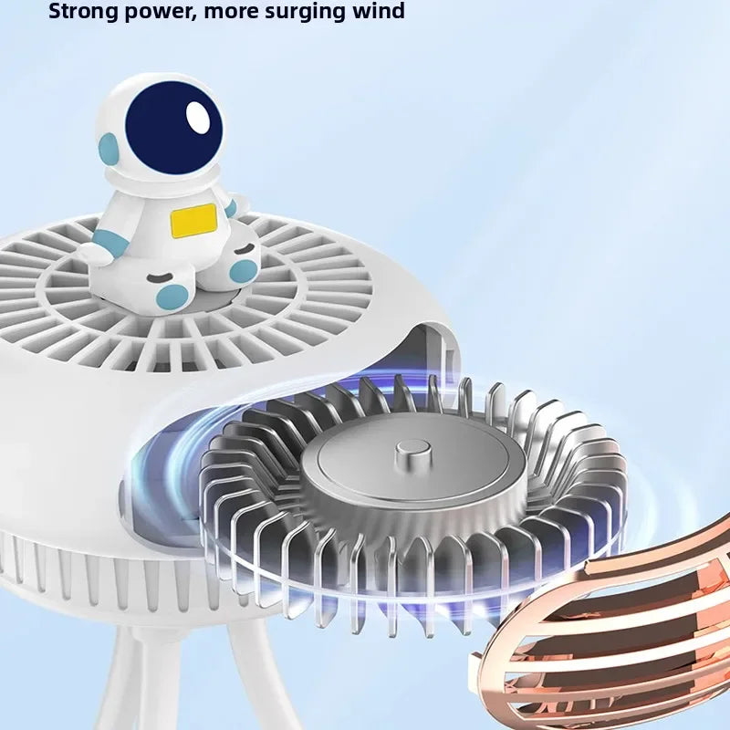 Desktop Folding Fan For Stroller Fan For Strollers