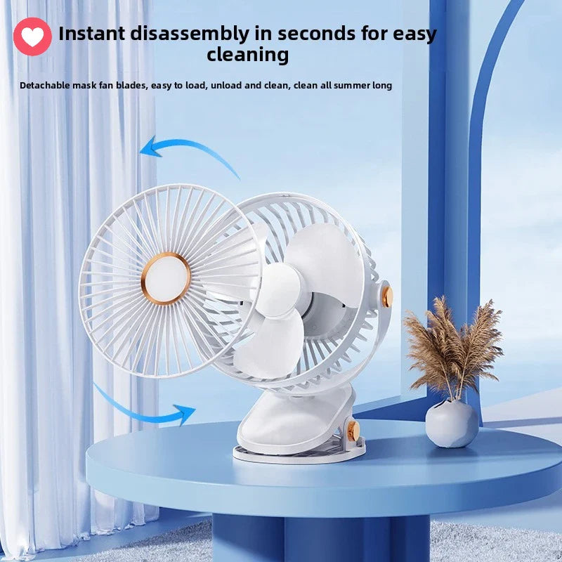 Fan For Stroller With Adjustable Speed Fan For Strollers