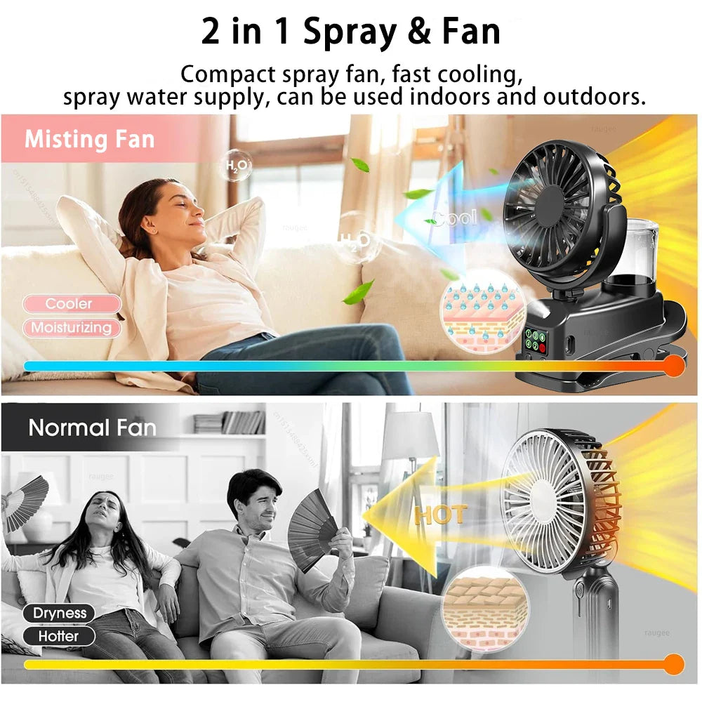Humidifier Fan For Stroller Fan For Strollers