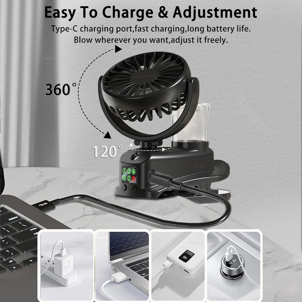 Humidifier Fan For Stroller Fan For Strollers