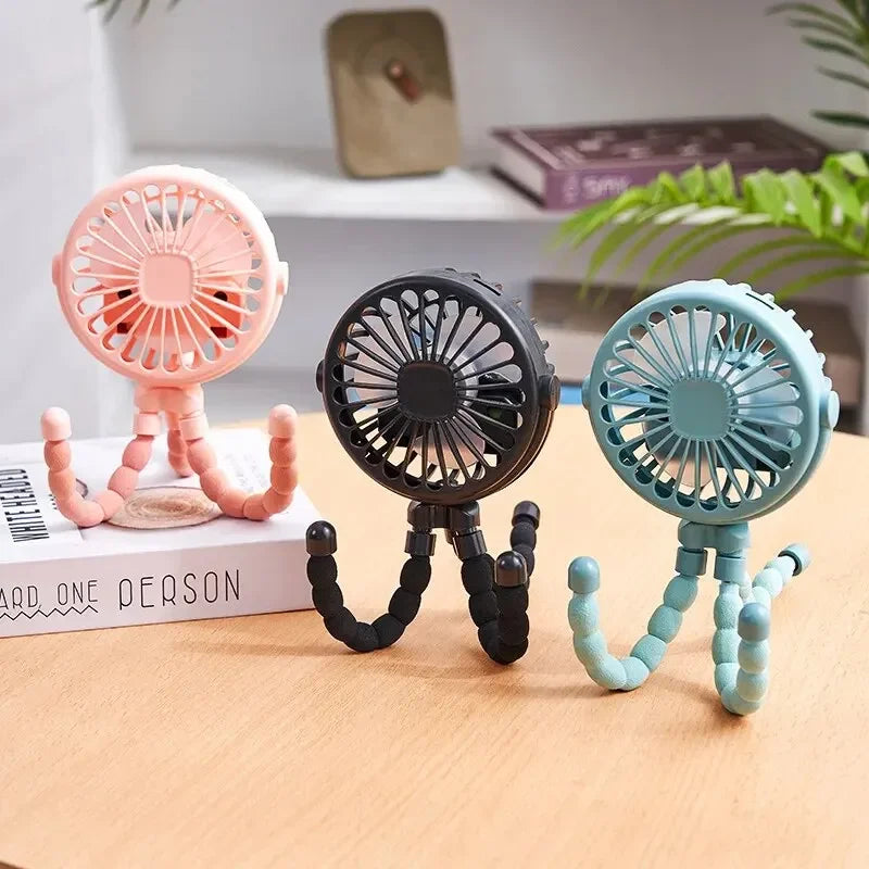 Octopus Mini Fan For Stroller Fan For Strollers