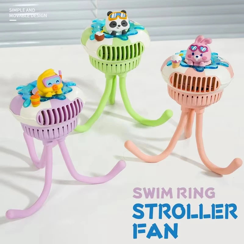 Rechargeable Rotatable Cooling Fan For Stroller Fan For Strollers