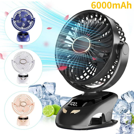 Camping Portable USB Clip Fan For Stroller Fan For Strollers