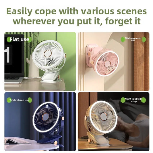 Electric Fan For Stroller With LED Fan For Strollers