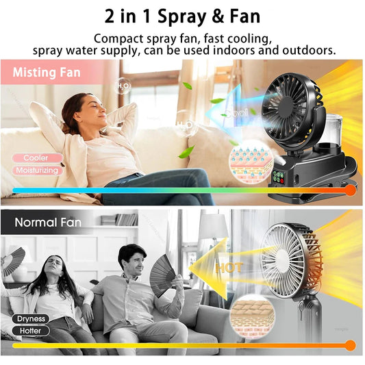 Humidifier Fan For Stroller Fan For Strollers
