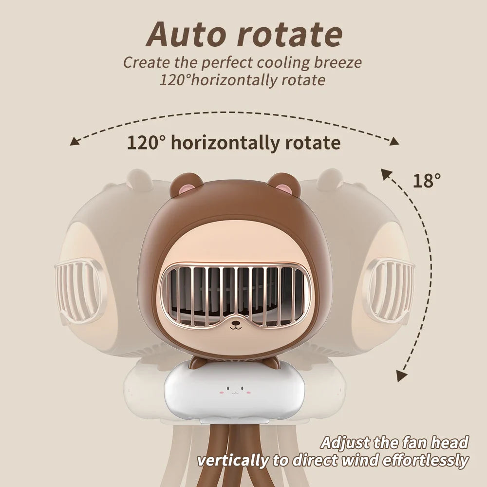 Mini Flexible Legs Fan For Stroller Fan For Strollers