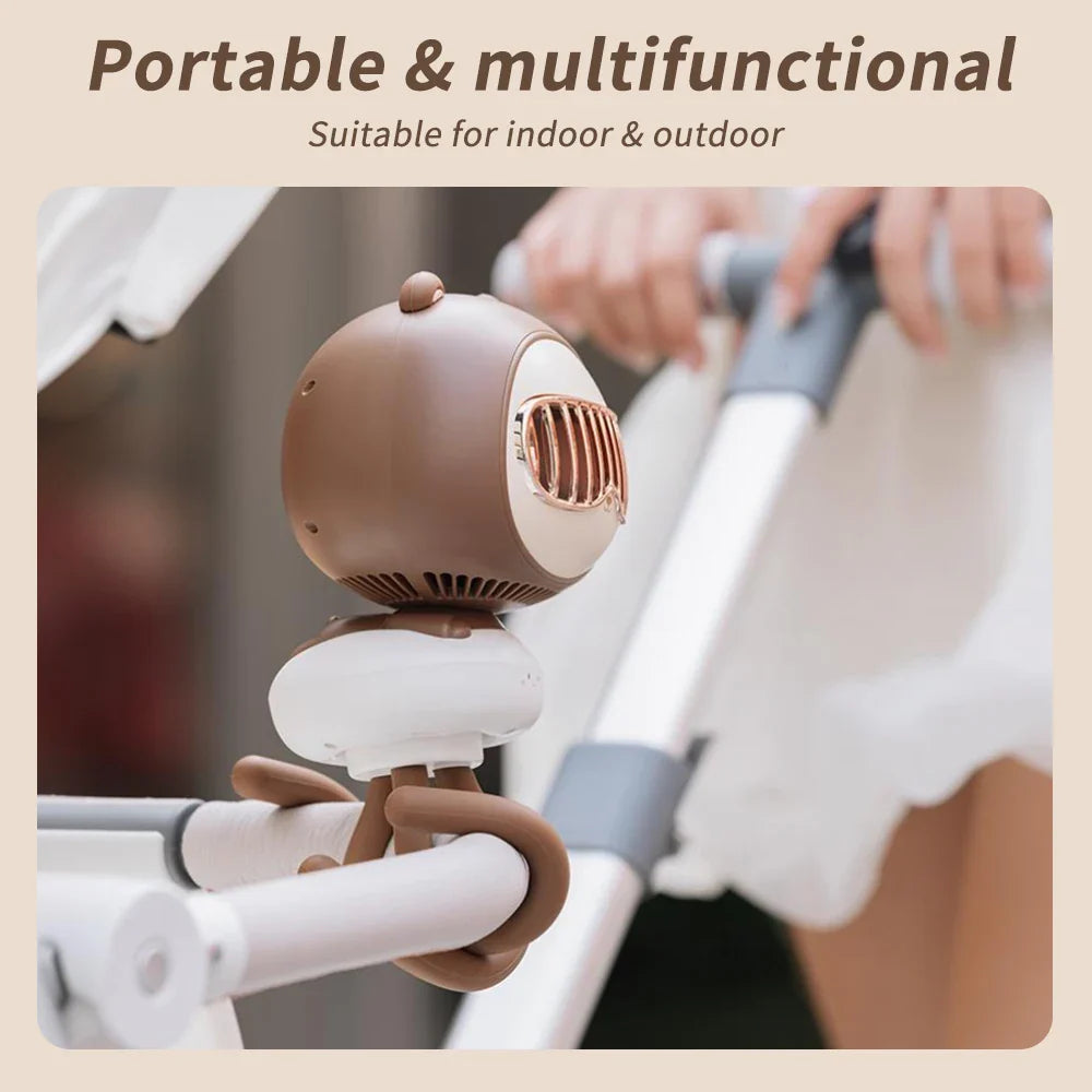 Mini Flexible Legs Fan For Stroller Fan For Strollers