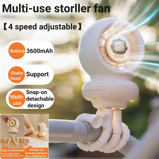 Multi Use Baby Fan For Stroller Fan For Strollers